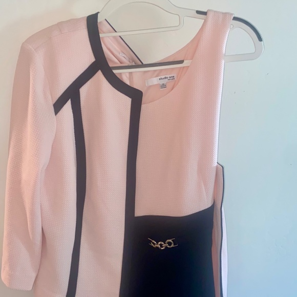 Studio One Black/Pink Dress and Jacket Set - Never Worn! - Picture 6 of 9